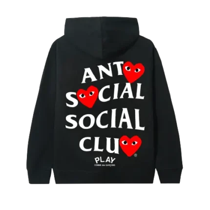 ASSC X COMME des GARCONS Black Hoodie