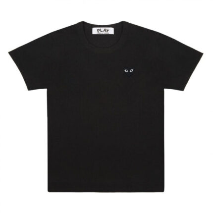 PLAY BASIC T-SHIRT BLACK EMBLEM (BLACK)