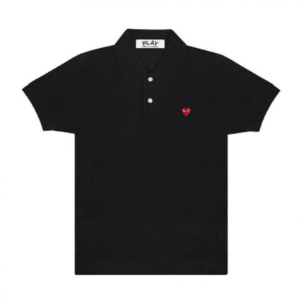 PLAY POLO SMALL BLACK EMBLEM Comme Des Garcons